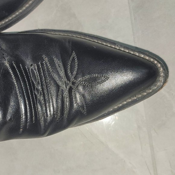 BLack Justin Boots 8.5B MENS - Picture 5 of 9